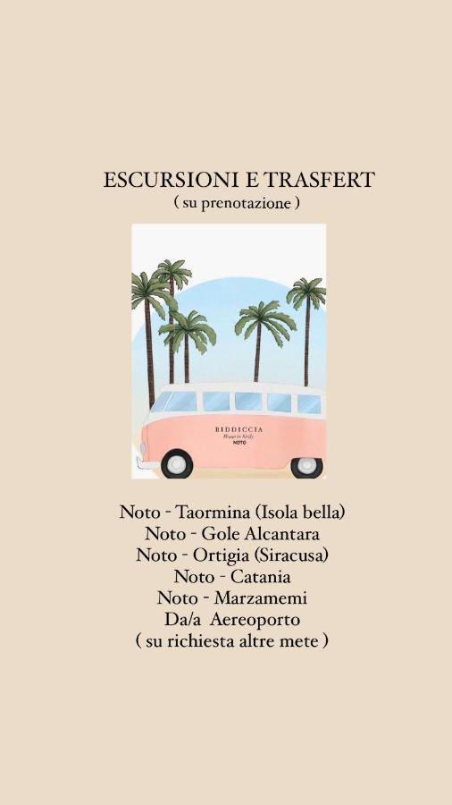 Biddiccia Home In Sicily ノート エクステリア 写真